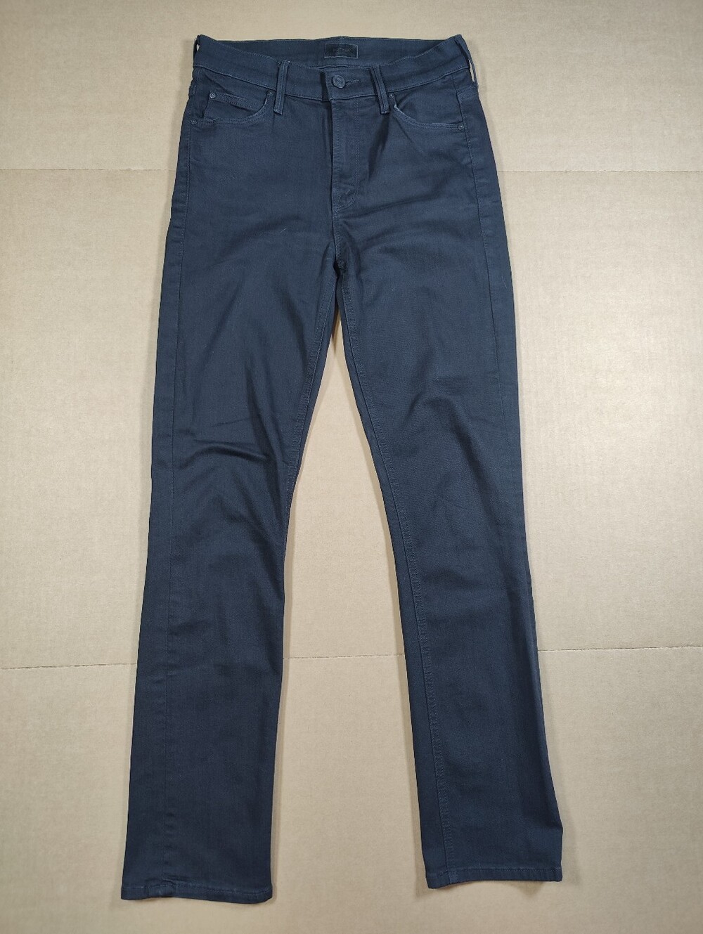 MOTHER The Mid Rise Dazzler Ankle Not Guilty Black Cotton Jeans Size 25 USA Made